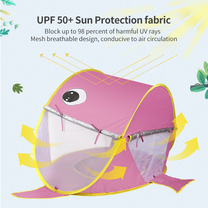 Baby-Strandzelt mit UV-geschütztem Sonnenschutz