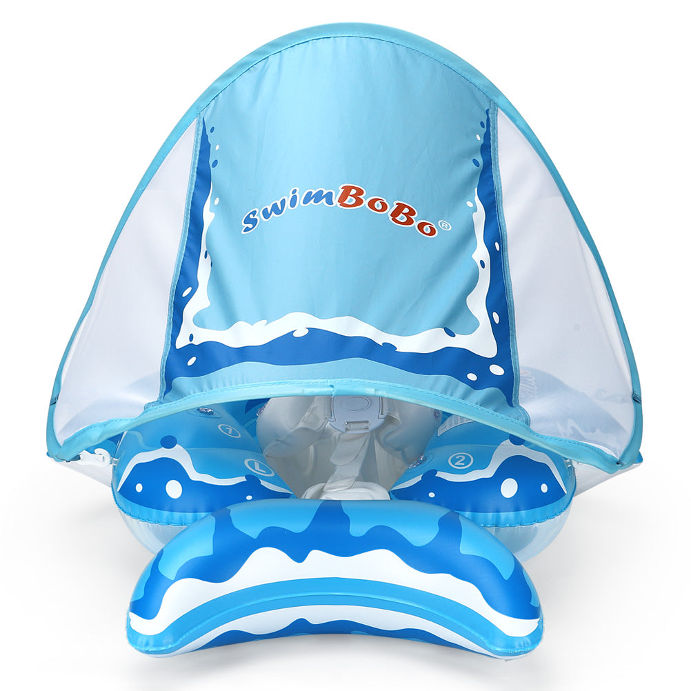 Swimbobo Hai-Baby-Schwimmring mit Canopy & Schwanzflosse