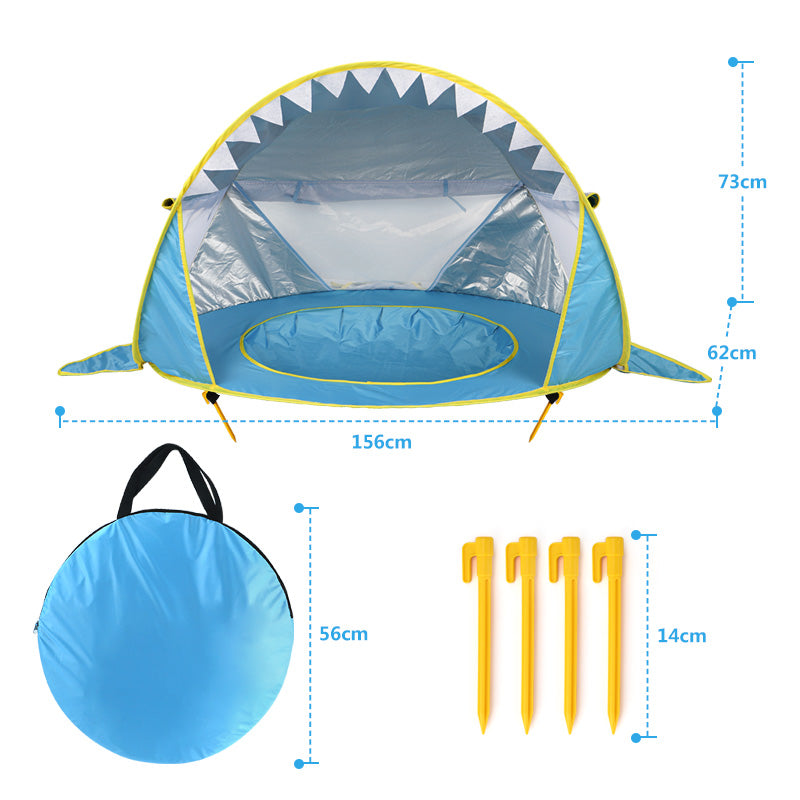 Baby-Strandzelt mit UV-geschütztem Sonnenschutz