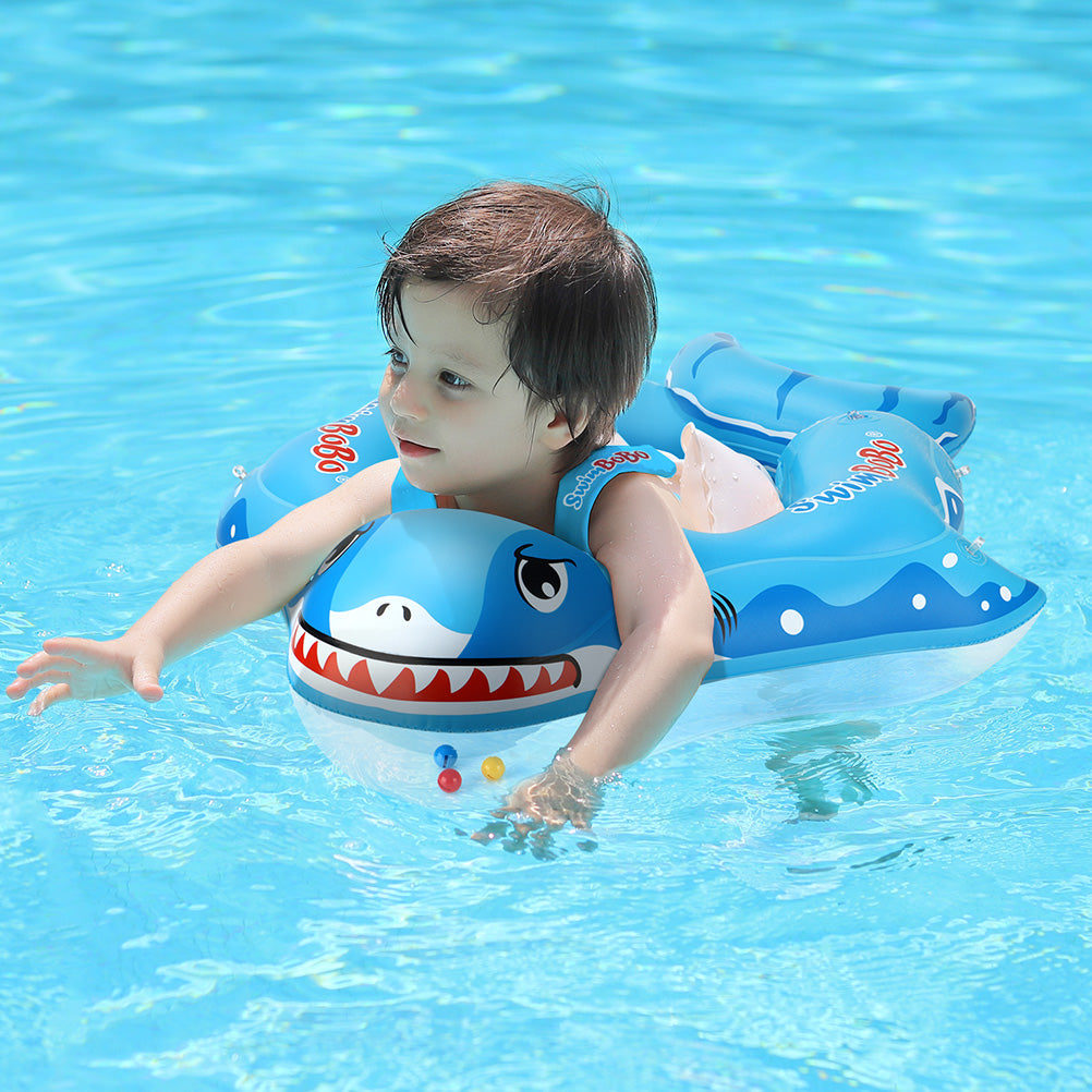 Swimbobo Hai-Baby-Schwimmring mit Canopy & Schwanzflosse