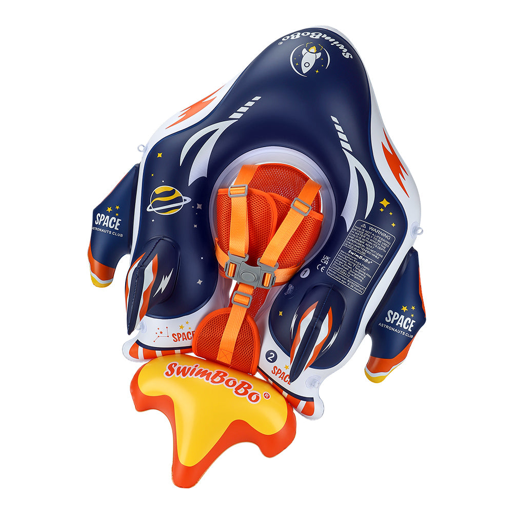 Swimbobo Schwimmhilfe für Babys mit Schutzhaube und Schwanz