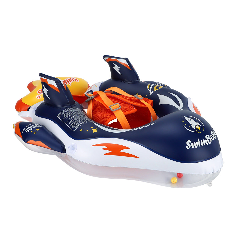 Swimbobo Schwimmhilfe für Babys mit Schutzhaube und Schwanz
