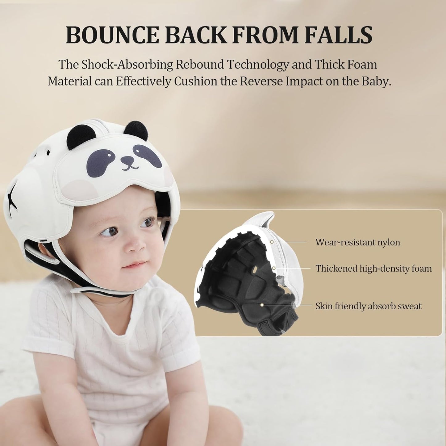 Mambobaby Baby Kopfschutzhelm zum Lauflernen