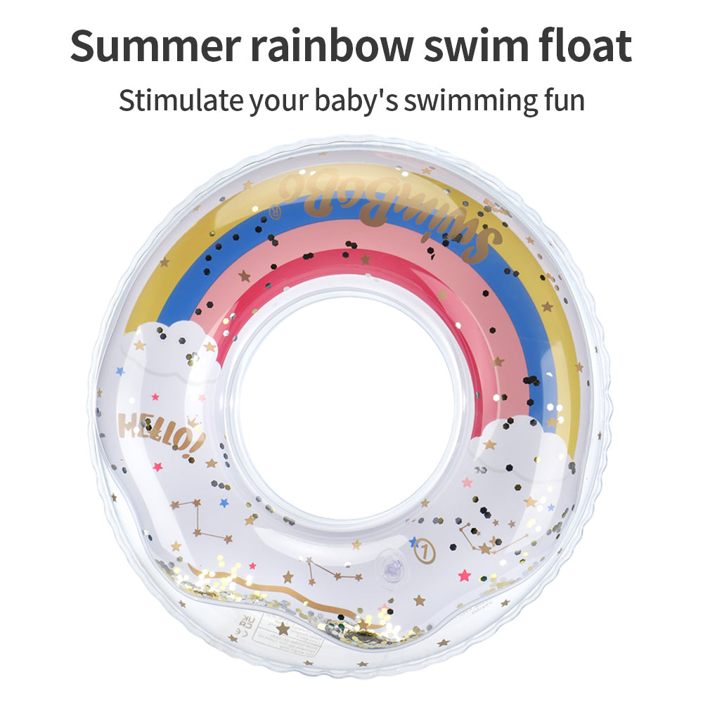 Kinder-Wasserspielzeug Schwimmring Regenbogen