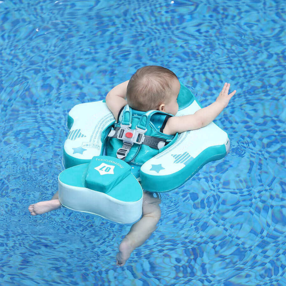Mambobaby Flugzeug-Babyfloat mit Schutzhaube und Schwanzflosse