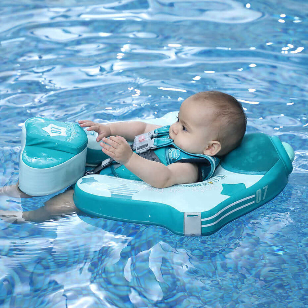Mambobaby Flugzeug-Babyfloat mit Schutzhaube und Schwanzflosse