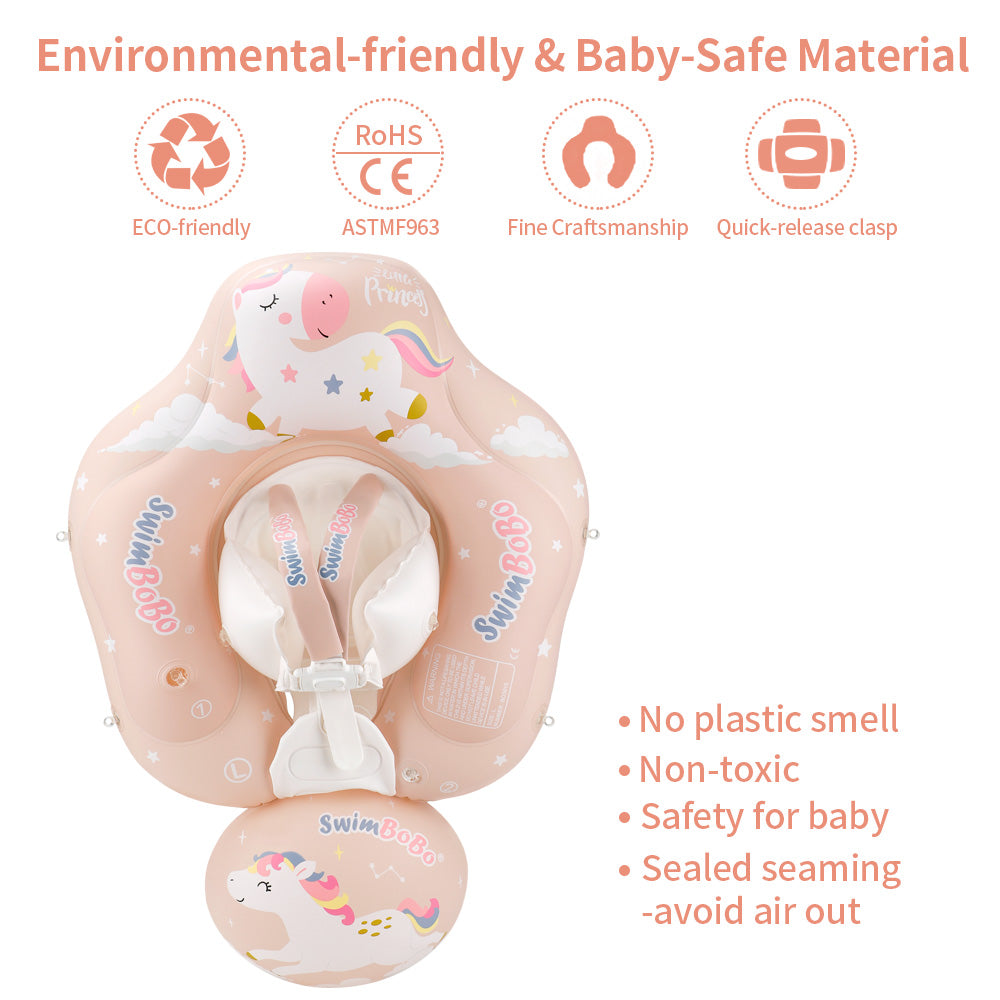 Swimbobo Schwimmhilfe für Babys mit Sonnenschutz & Schwanz (3 Monate - 6 Jahre)