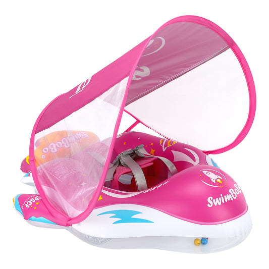 Swimbobo Schwimmhilfe für Babys mit Schutzhaube und Schwanz (6-36 Monate)