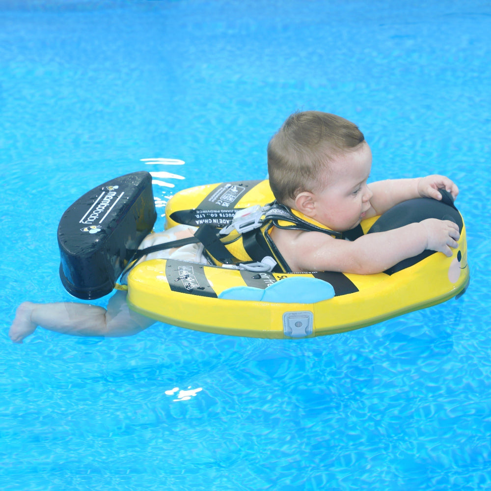 Mambobaby Bienen & Schmetterlings Float mit Sonnenschutz und Schwanz