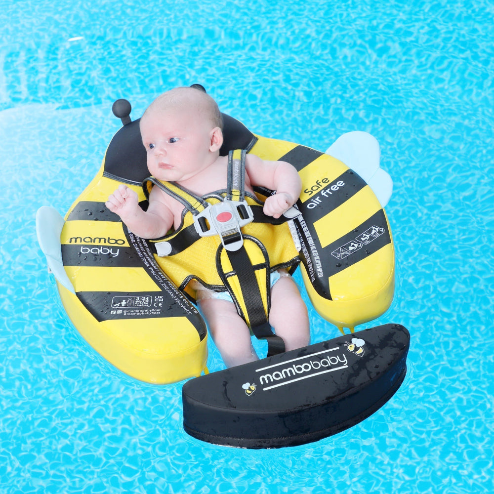 Mambobaby Bienen & Schmetterlings Float mit Sonnenschutz und Schwanz