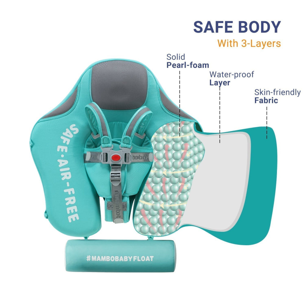Mambobaby Schwimmfloat mit Sonnenblende und Schwanz