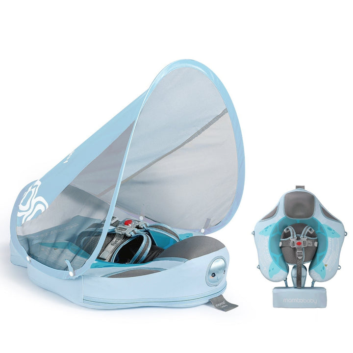 Mambobaby Schwimmfloat mit Sonnenblende und Schwanz