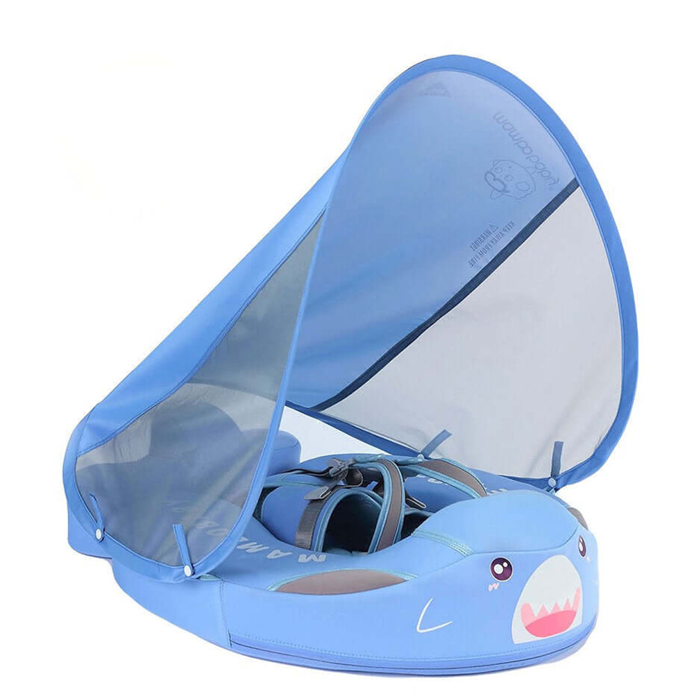 Mambobaby Schwimmfloat mit Sonnenblende und Schwanz