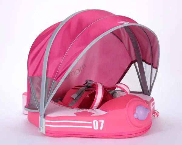 Mambobaby Flugzeug-Babyfloat mit Schutzhaube und Schwanzflosse