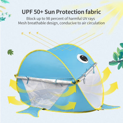 Baby-Strandzelt mit UV-geschütztem Sonnenschutz