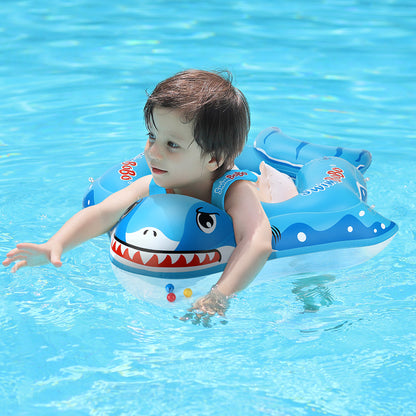 Swimbobo Hai-Baby-Schwimmring mit Canopy & Schwanzflosse