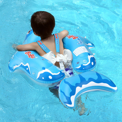 Swimbobo Hai-Baby-Schwimmring mit Canopy & Schwanzflosse