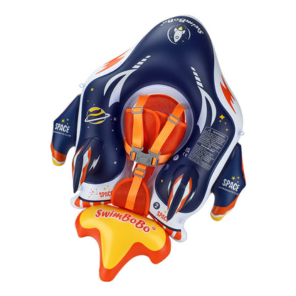 Swimbobo Schwimmhilfe für Babys mit Schutzhaube und Schwanz