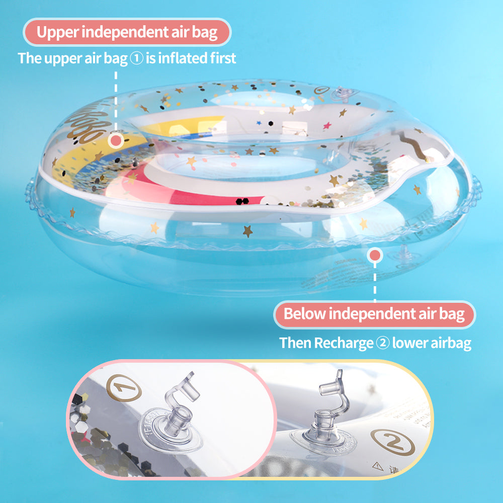 Kinder-Wasserspielzeug Schwimmring Regenbogen