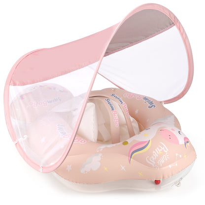 Swimbobo Schwimmhilfe für Babys mit Sonnenschutz & Schwanz (3 Monate - 6 Jahre)