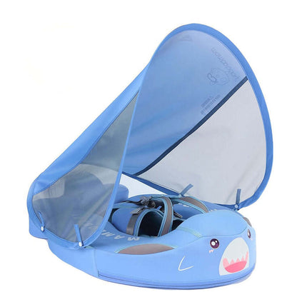 Mambobaby Schwimmfloat mit Sonnenblende und Schwanz