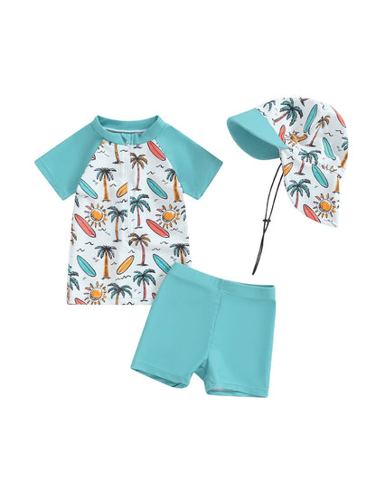 🎁 3-teiliges Bade-Set für Babys und Kleinkinder mit abnehmbarem Hut (3 Mt - 4 J) (100% off)