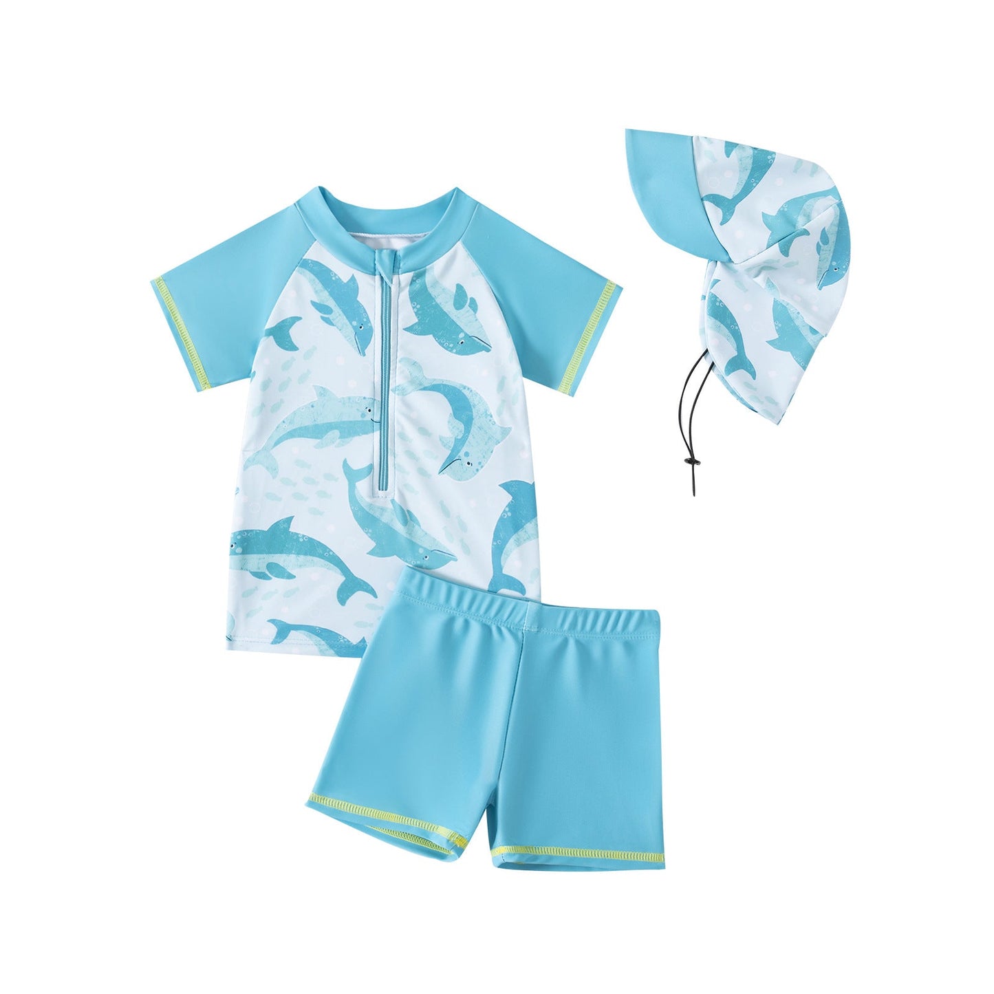 🎁 3-teiliges Bade-Set für Babys und Kleinkinder mit abnehmbarem Hut (3 Mt - 4 J) (100% off)